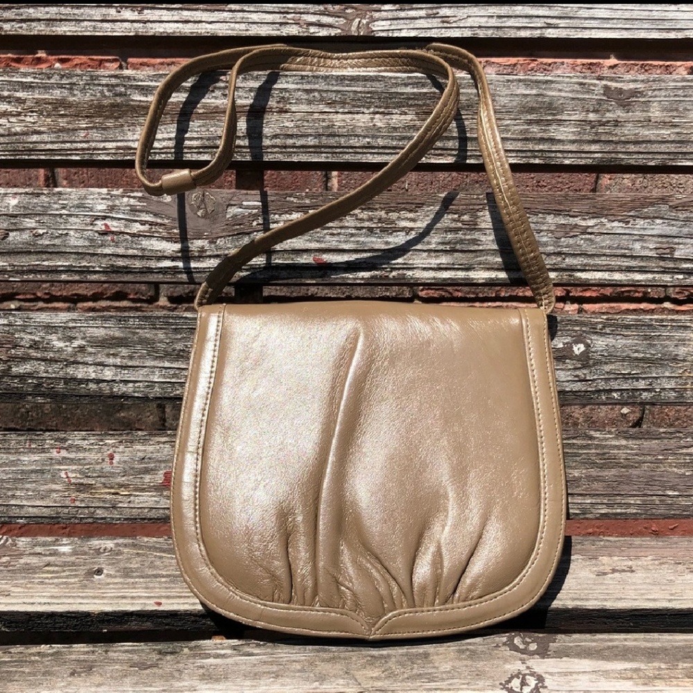 Taupe/Nude Cross-Body Purse
